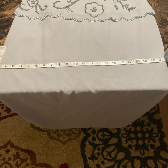 R & M Richards Embellished Beaded Midi Gown Size 14p Mother Of The Bride Dress - Picture 12 of 12